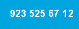 923 525 67 12 923 525 67 12